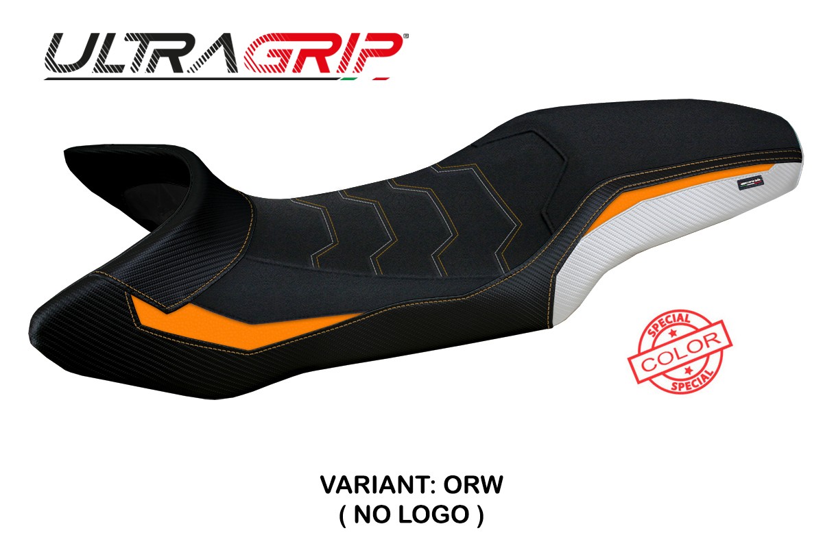 Rivestimento sella TPZ Steyr Ultragrip arancio-bianco KTM Super Adventure 1390R 2025