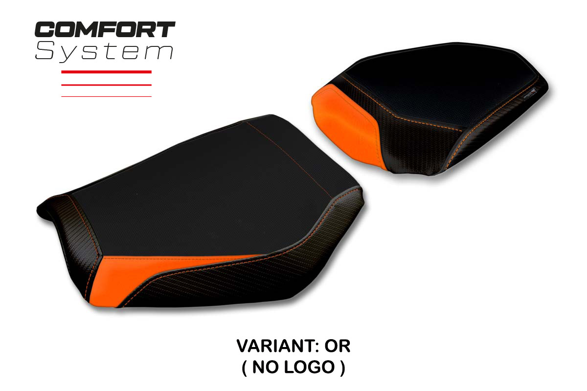 TPZ Kalix Comfort orange Saddle covering KTM SuperDuke 1390R / EVO 2024-2025