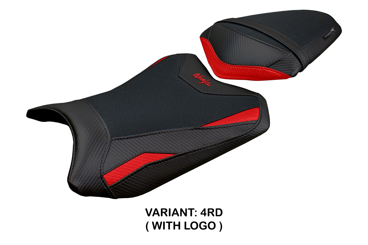 TPZ Aliko red Saddle covering Logo Kawasaki Ninja 300 2013-2017