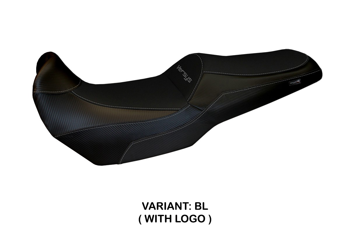 Rivestimento sella TPZ Sakata Logo nero Kawasaki Versys 1100 2025