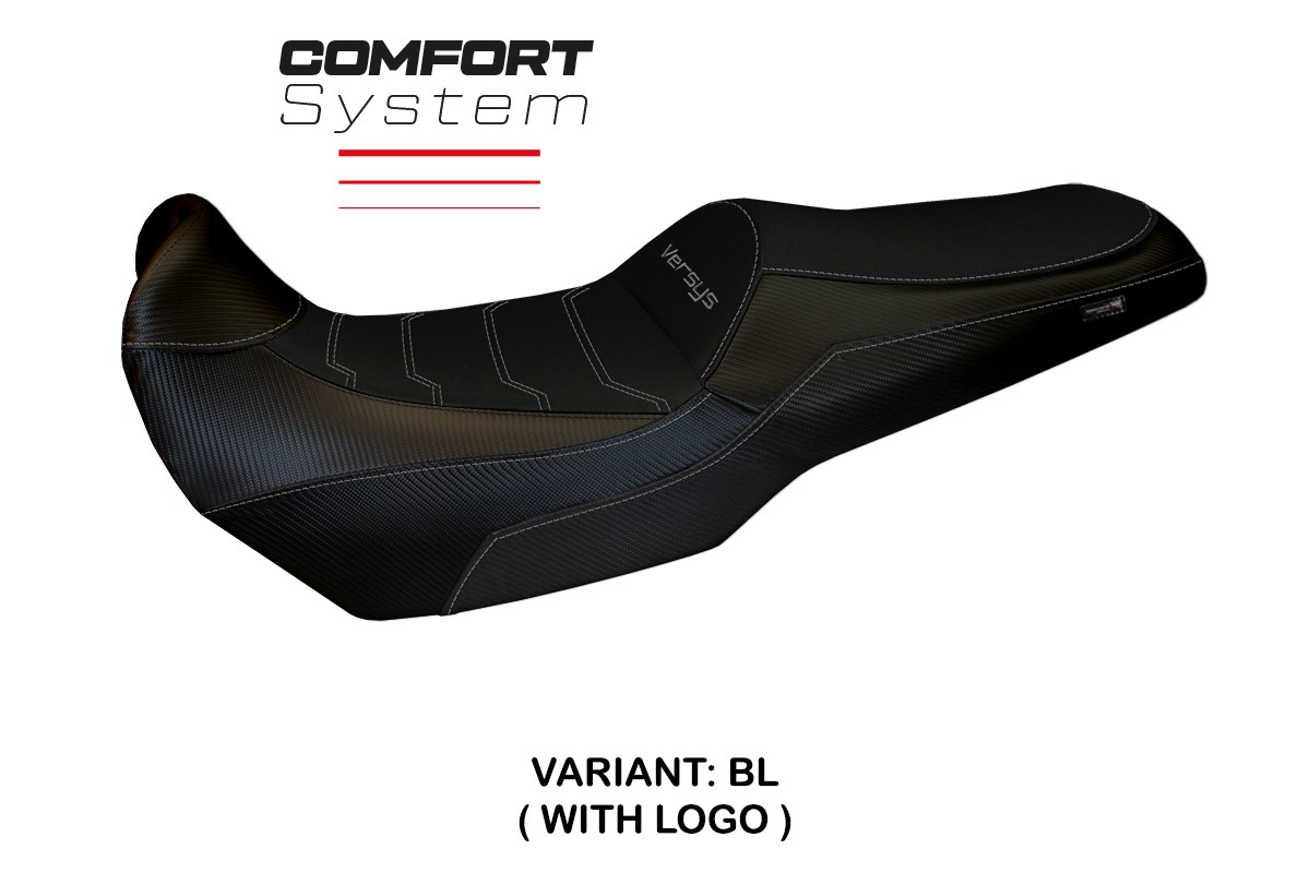 Rivestimento sella TPZ Sakata Comfort Logo nero Kawasaki Versys 1100 2025