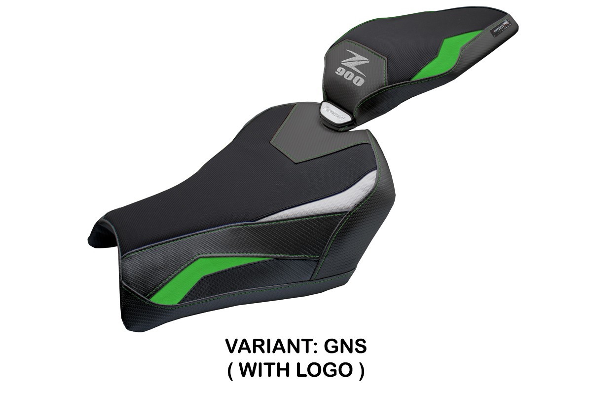 Rivestimento sella TPZ Uchiko Logo Verde-Argento Kawasaki Z900 2025
