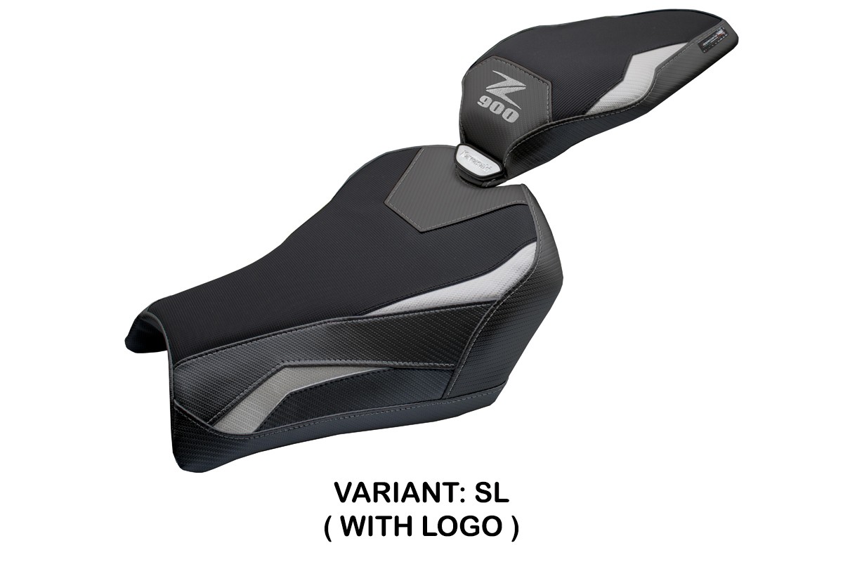 Rivestimento sella TPZ Uchiko Logo argento Kawasaki Z900 2025