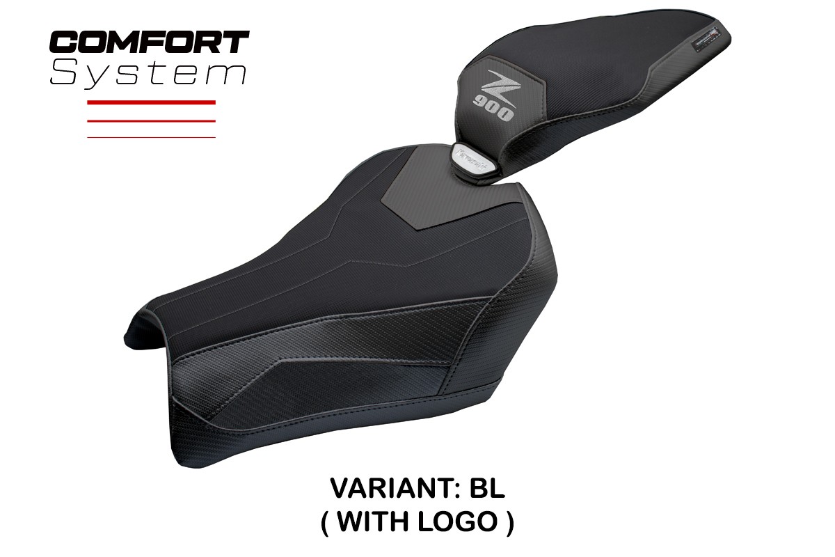 Rivestimento sella TPZ Uchiko Comfort Logo nero Kawasaki Z900 2025