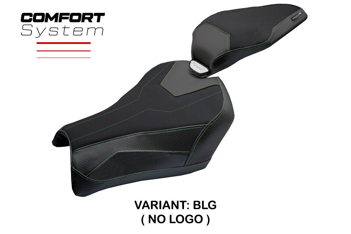 Rivestimento sella TPZ Uchiko Comfort Nero-Verde Kawasaki Z900 2025
