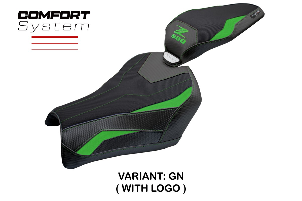 Rivestimento sella TPZ Uchiko Comfort Logo verde Kawasaki Z900 2025