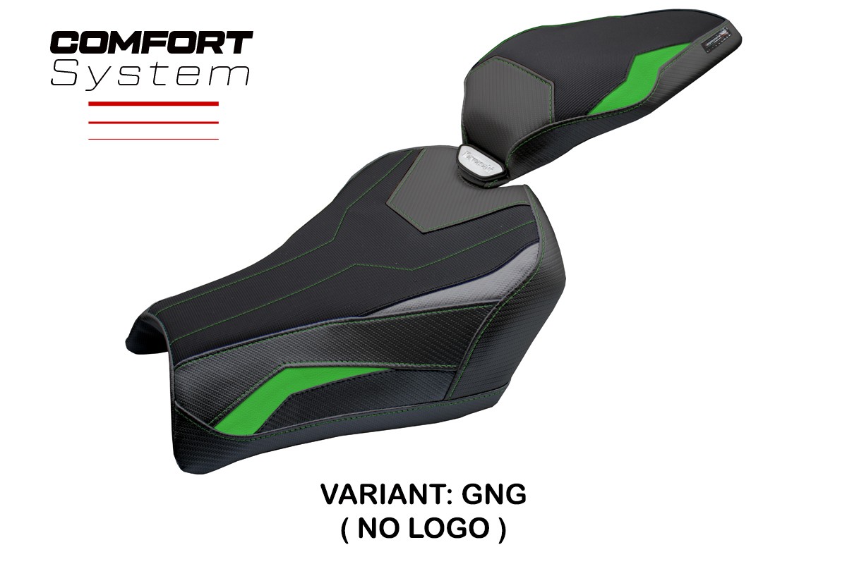 Rivestimento sella TPZ Uchiko Comfort Verde-Grigio Kawasaki Z900 2025