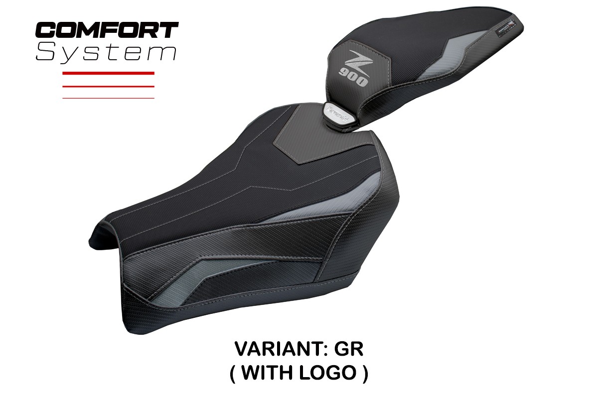 Rivestimento sella TPZ Uchiko Comfort Logo grigio Kawasaki Z900 2025