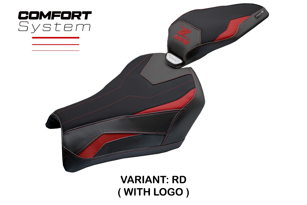 Rivestimento sella TPZ Uchiko Comfort Logo rosso Kawasaki Z900 2025