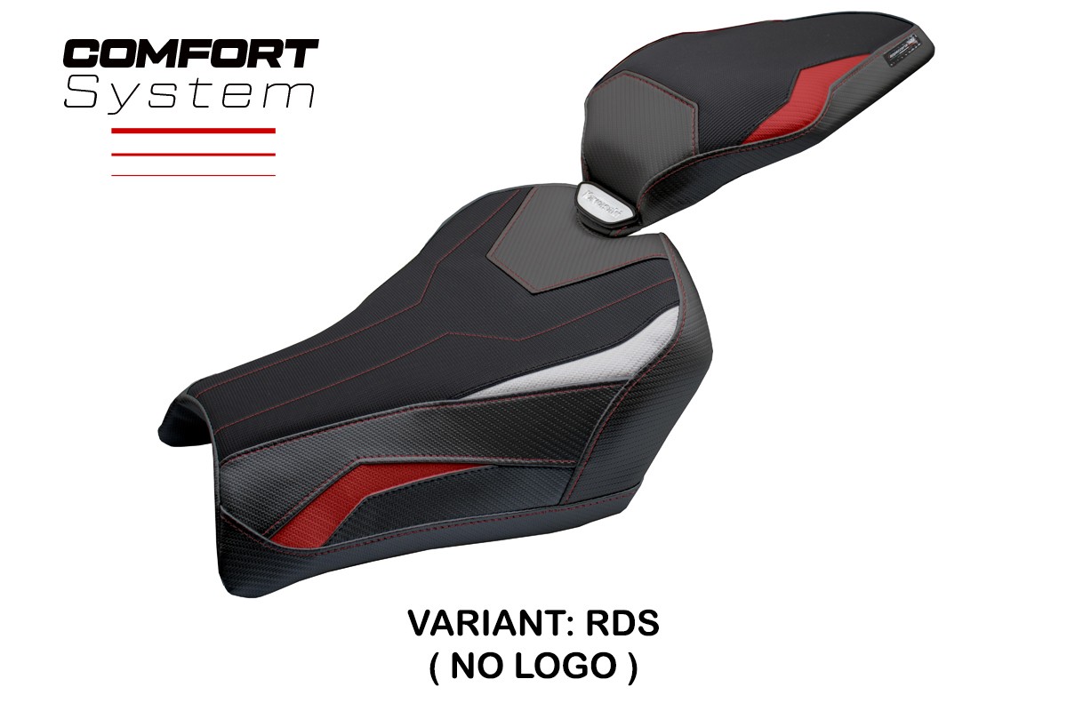 Rivestimento sella TPZ Uchiko Comfort rosso-argento Kawasaki Z900 2025