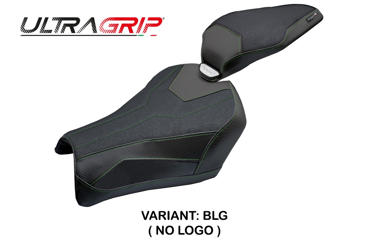Rivestimento sella TPZ Uchiko Ultragrip Nero-Verde Kawasaki Z900 2025