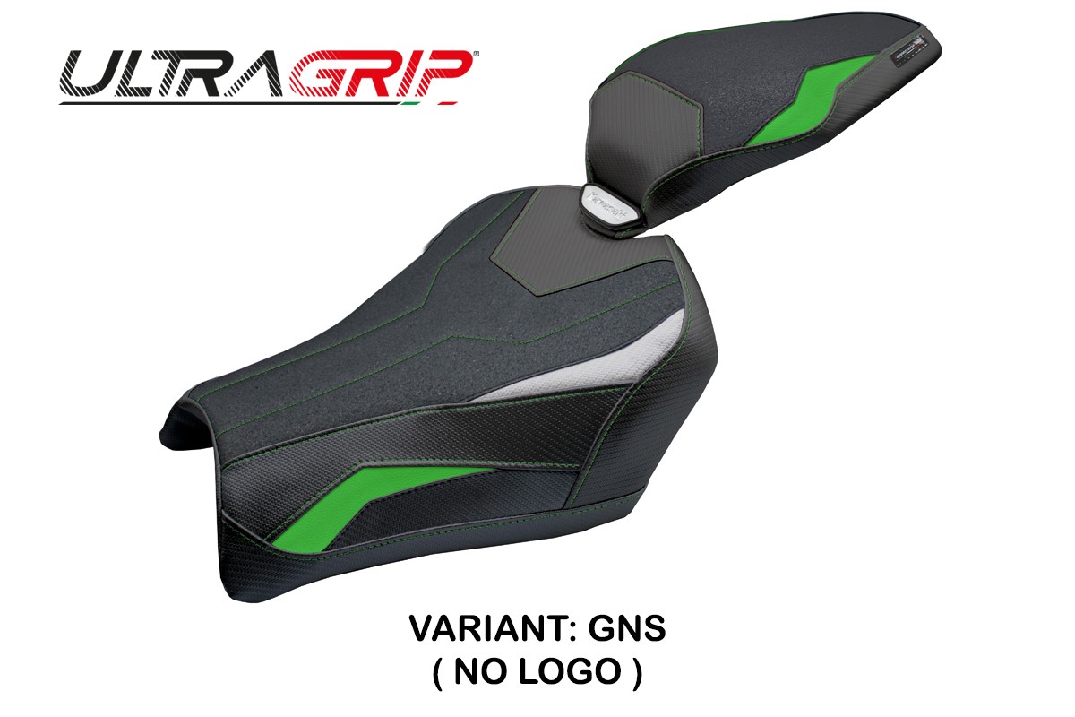 Rivestimento sella TPZ Uchiko Ultragrip Verde-Argento Kawasaki Z900 2025
