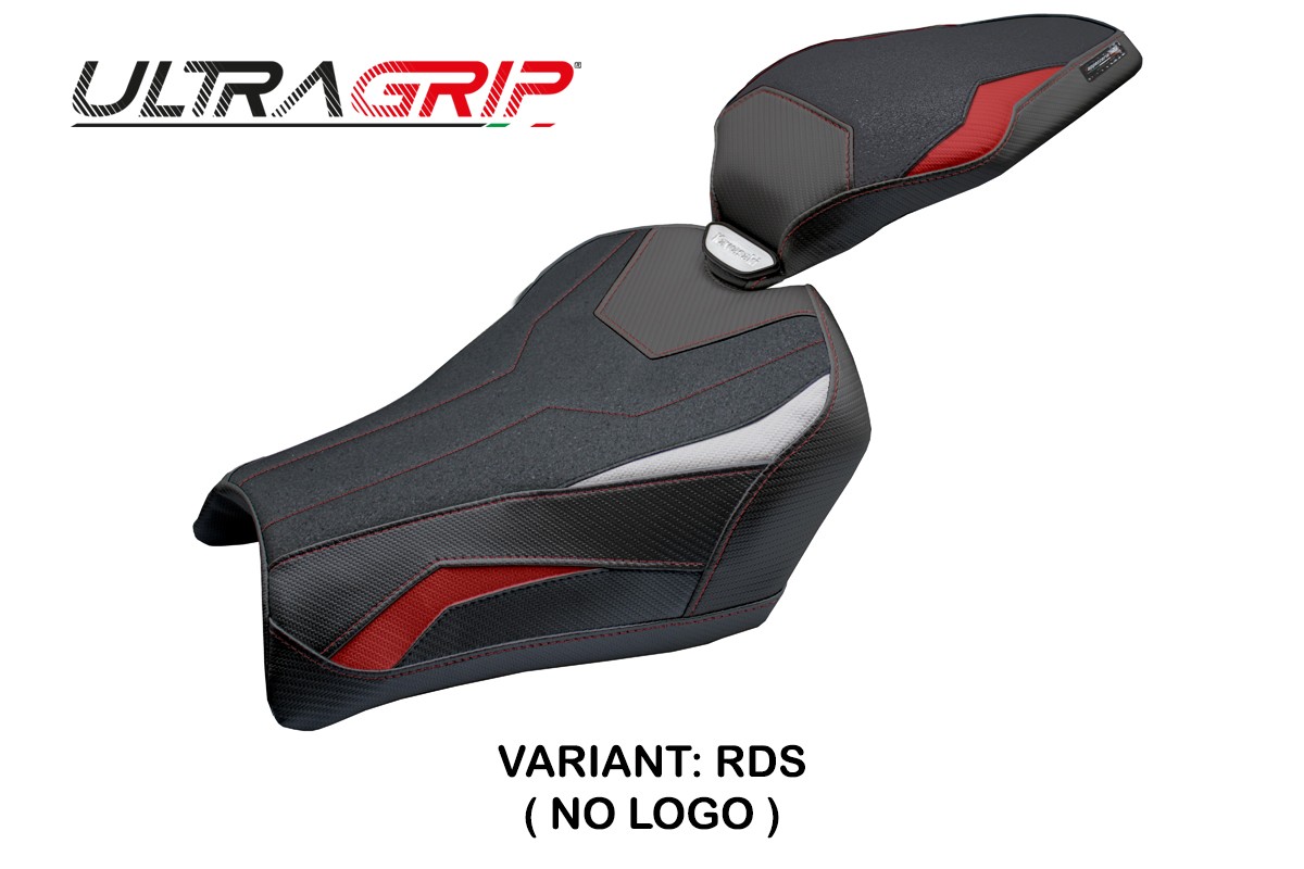 Rivestimento sella TPZ Uchiko Ultragrip rosso-argento Kawasaki Z900 2025