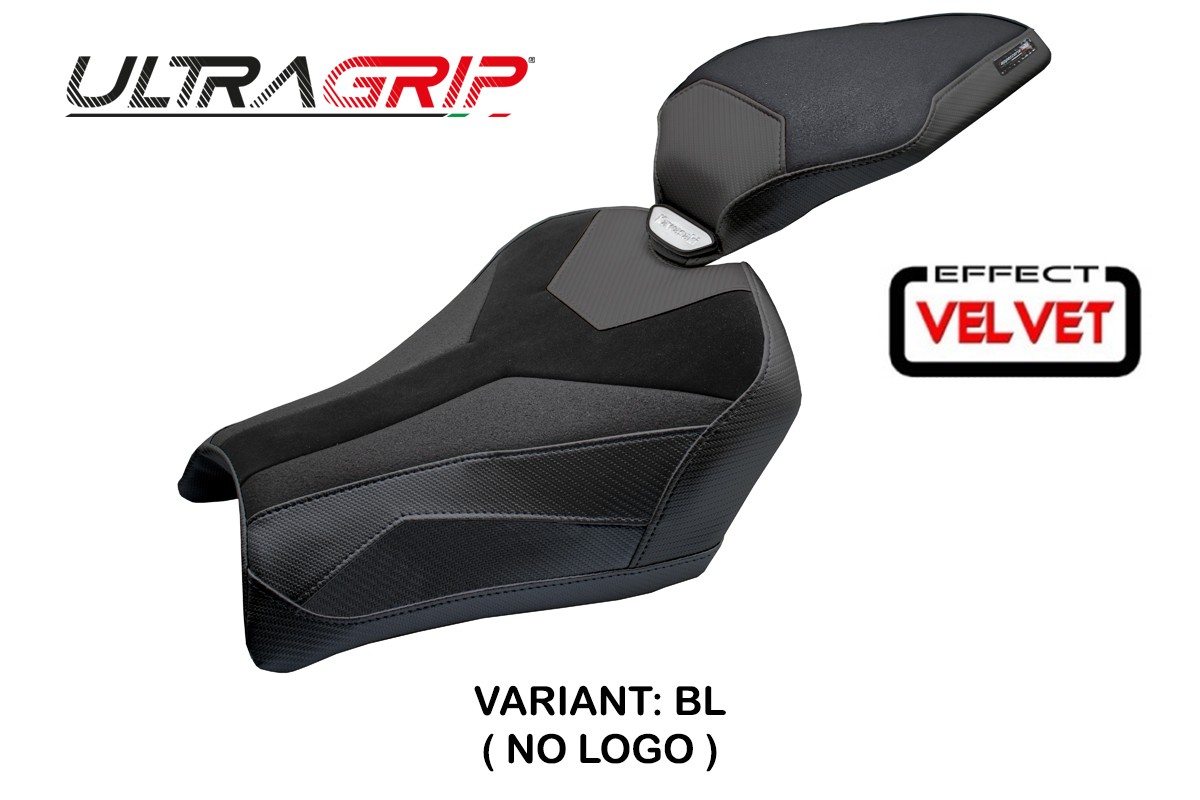 Rivestimento sella TPZ Uchiko Velvet Ultragrip nero Kawasaki Z900 2025