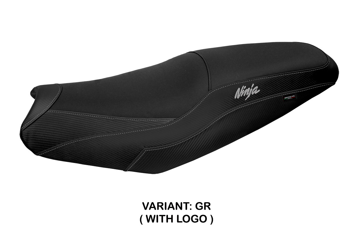Rivestimento sella TPZ Idaho Logo grigio Kawasaki ZX14R Ninja 2012-2024