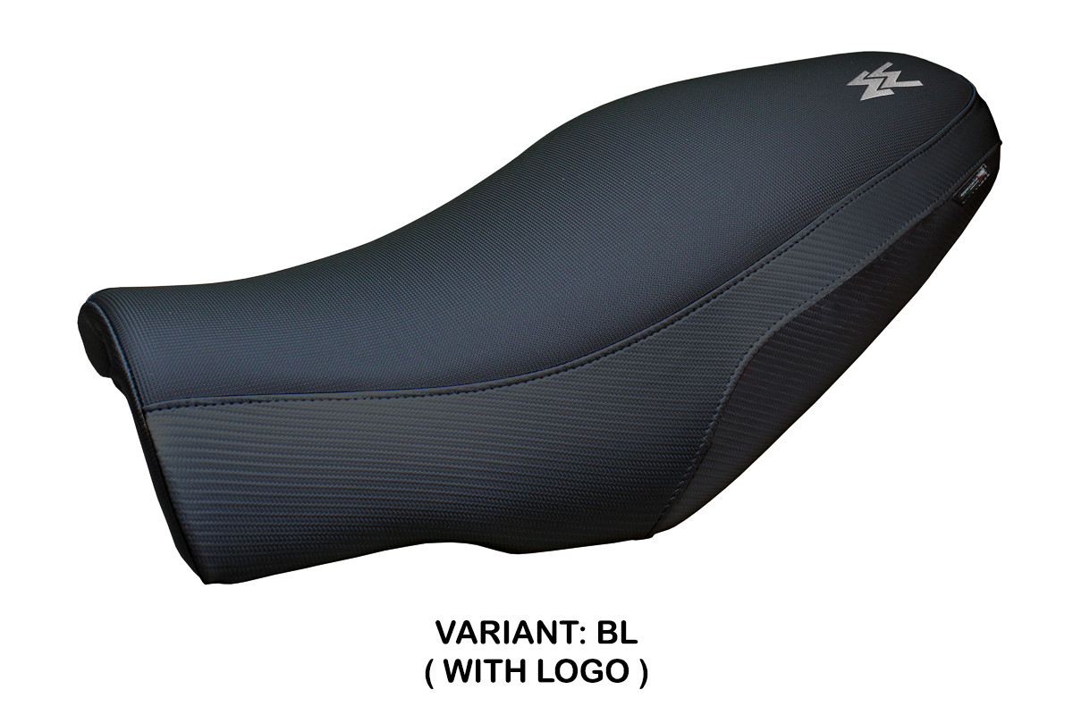 TPZ Alanya black Saddle covering Logo Moto Morini Seiemmezzo 2022-2025