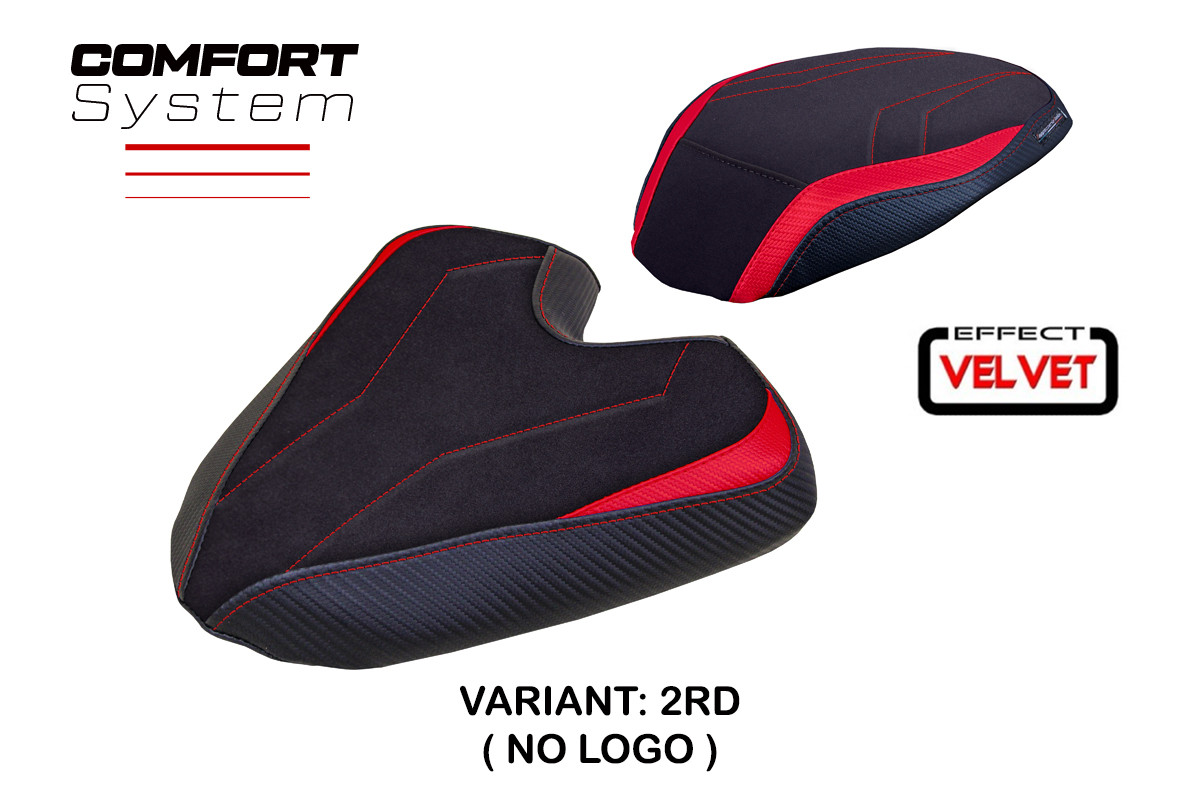 TPZ Ankara Velvet Comfort red Saddle covering Mv Agusta Brutale 1000RS 2021-2025