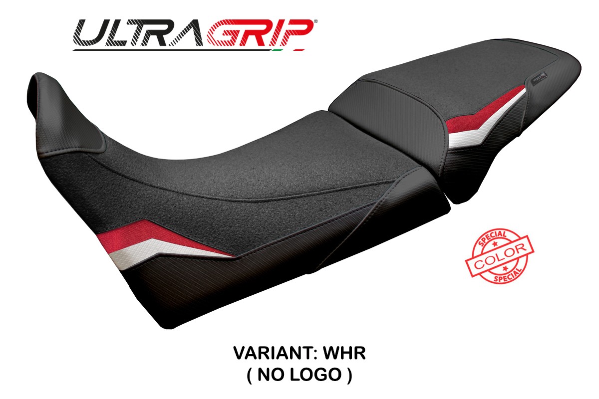 TPZ Hajek Ultragrip white-red Saddle covering Mv Agusta Enduro Veloce 2024-2025
