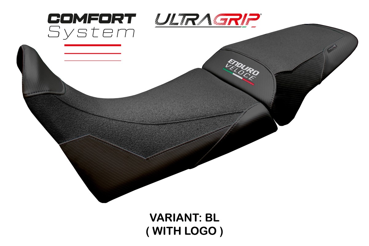 TPZ Hajek Comfort Ultragrip black Saddle covering Logo Mv Agusta Enduro Veloce 2024-2025
