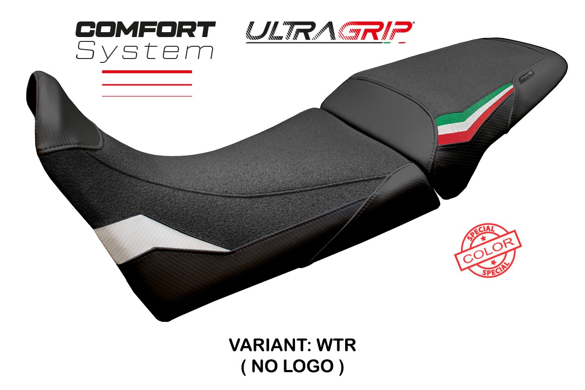 TPZ Hajek Comfort Ultragrip white-trico Saddle covering Mv Agusta Enduro Veloce 2024-2025