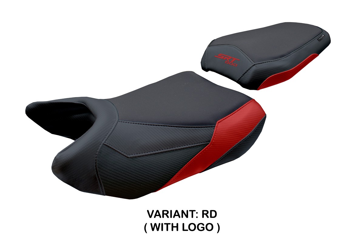 Rivestimento sella TPZ Wuhai Logo rosso Qj Motor SRT800X/S/SX 2023-2025
