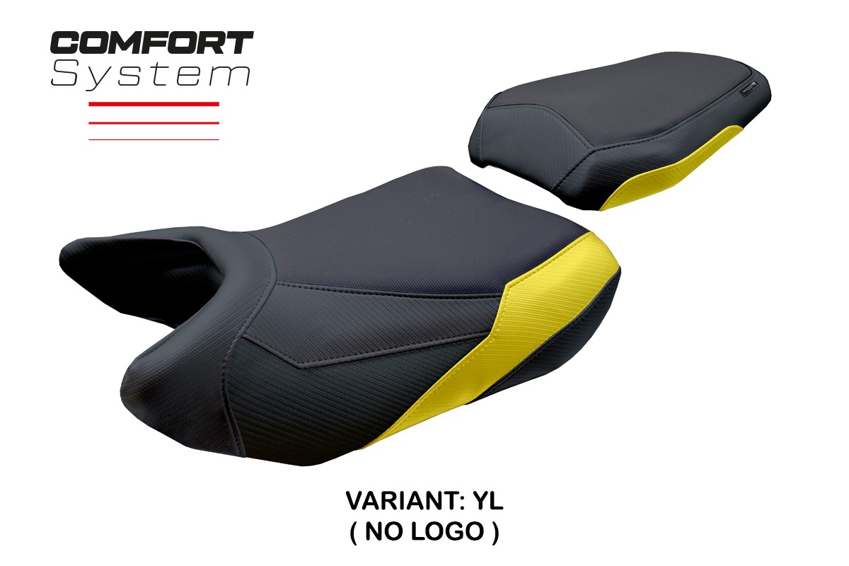 Rivestimento sella TPZ Wuhai Comfort giallo Qj Motor SRT800X/S/SX 2023-2025