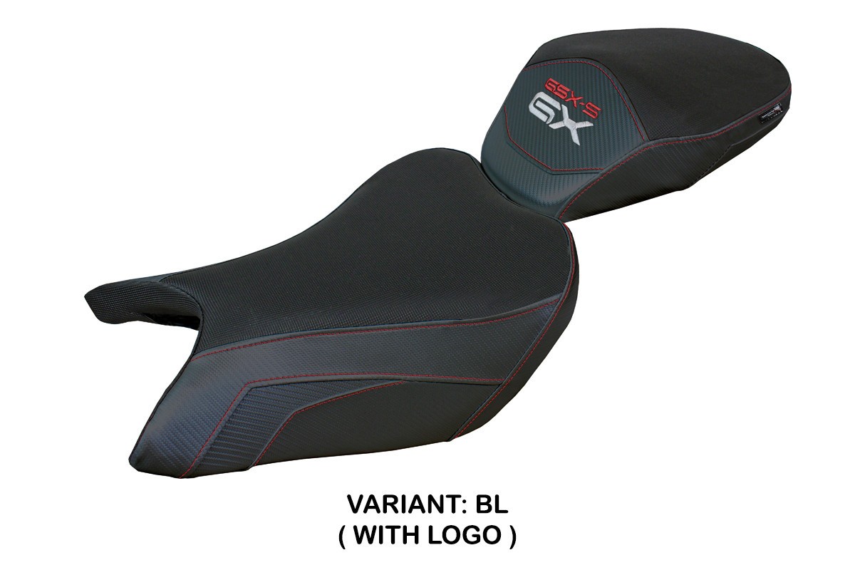 TPZ Bahrein black Saddle covering Logo Suzuki GSXS1000GX 2024-2025