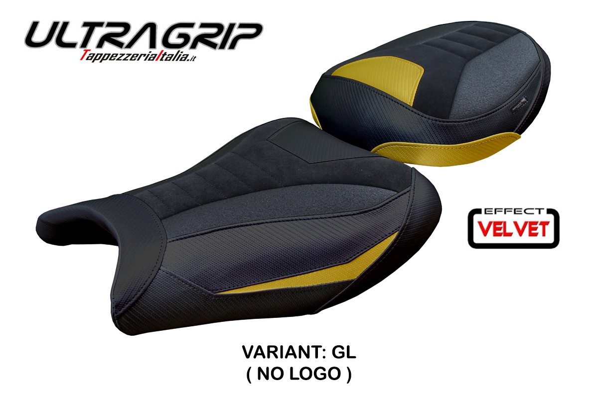 Rivestimento sella TPZ Denia Velvet Ultragrip oro Suzuki GSXR1300 Hayabusa 2021-2025