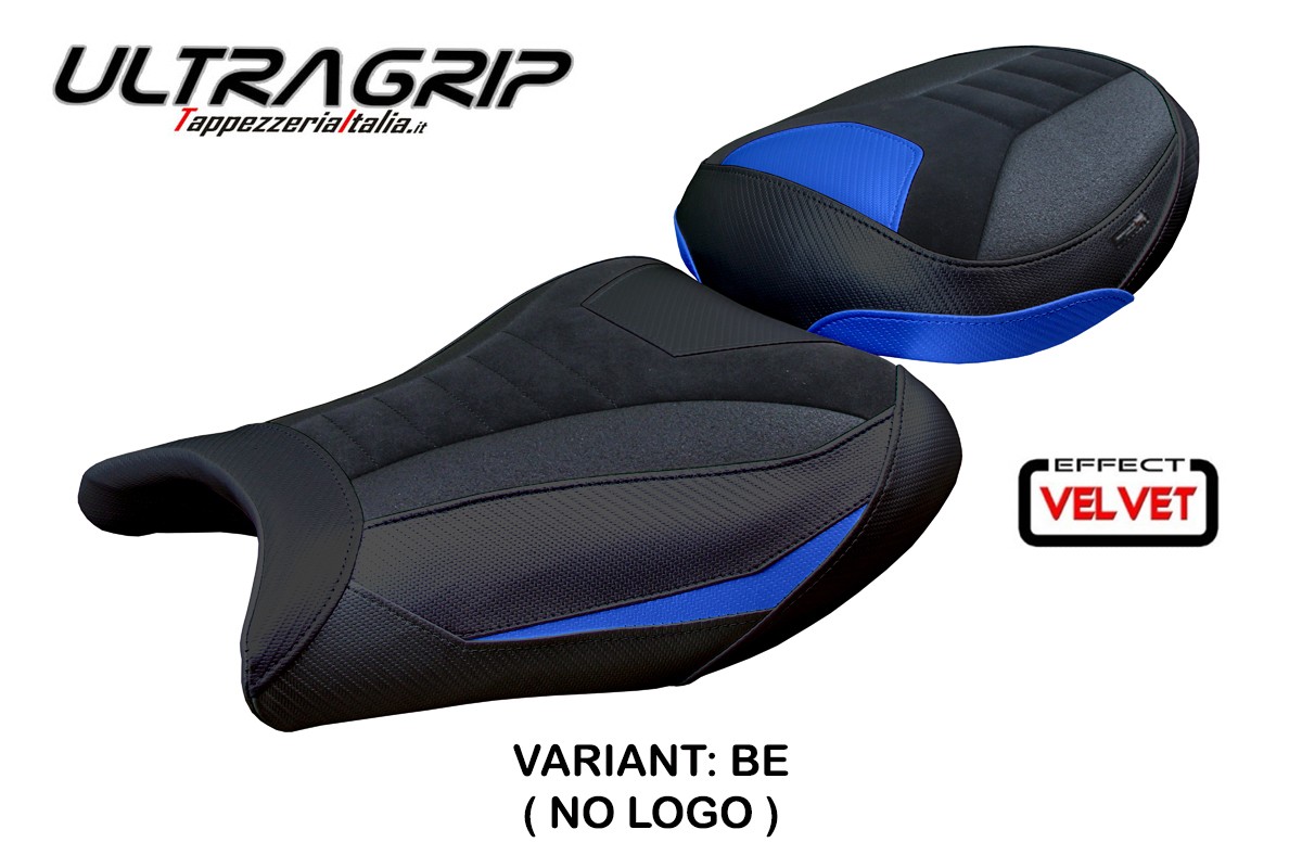 Rivestimento sella TPZ Japan Velvet Ultragrip blu Suzuki GSXR1300 Hayabusa 2008-2020