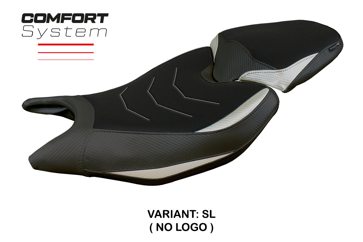 Rivestimento sella TPZ Reims Comfort argento Triumph Daytona 660 2024-2025