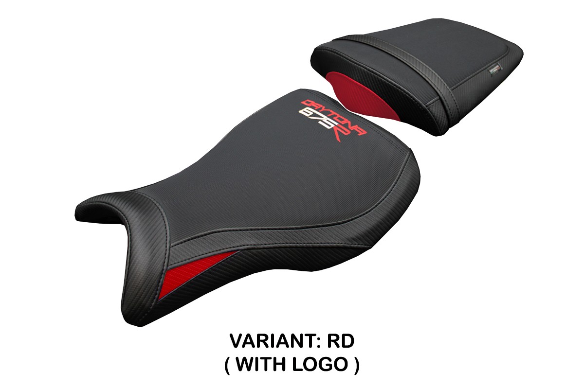 Rivestimento sella TPZ Ripley Logo rosso Triumph Daytona 675R 2006-2012