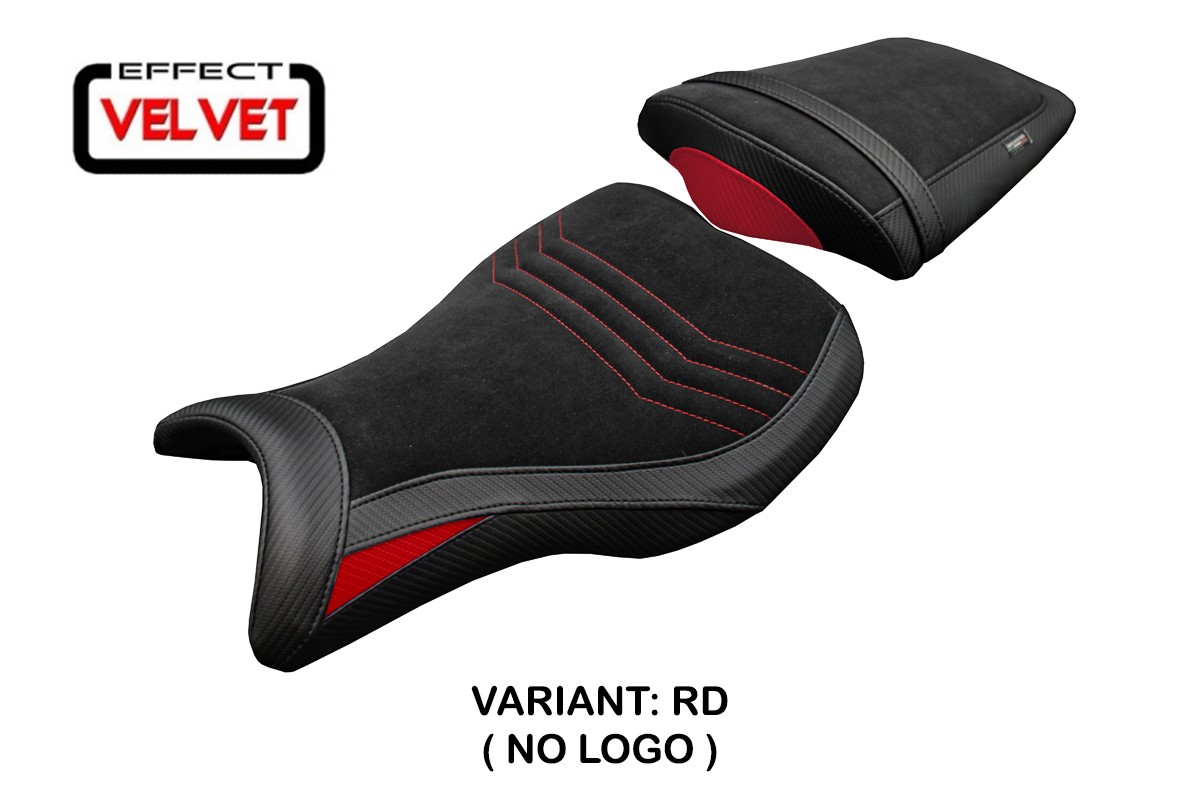 Rivestimento sella TPZ Ripley Velvet rosso Triumph Daytona 675R 2006-2012