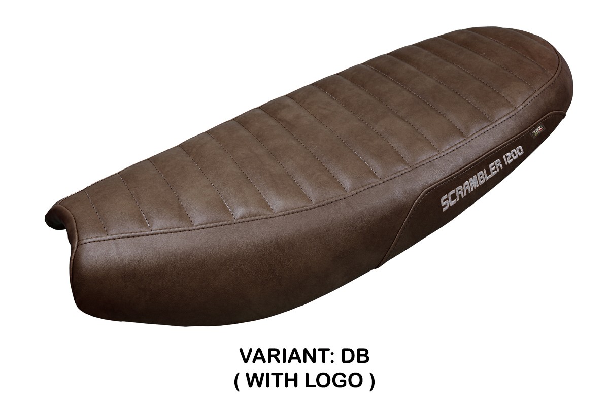 Rivestimento sella TPZ Hull Logo testa di moro Triumph Scrambler 1200 2019-2025