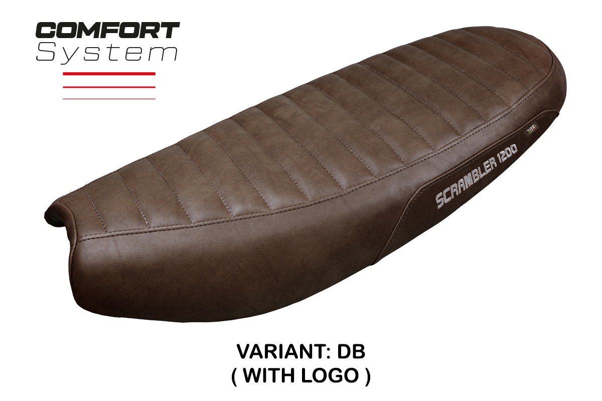 Rivestimento sella TPZ Hull Comfort Logo testa di moro Triumph Scrambler 1200 2019-2025