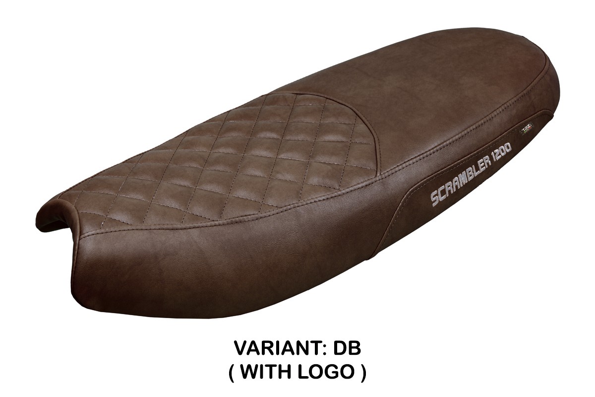 Rivestimento sella TPZ Watford Logo testa di moro Triumph Scrambler 1200 2019-2025