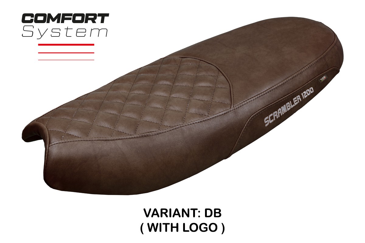 Rivestimento sella TPZ Watford Comfort Logo testa di moro Triumph Scrambler 1200 2019-2025
