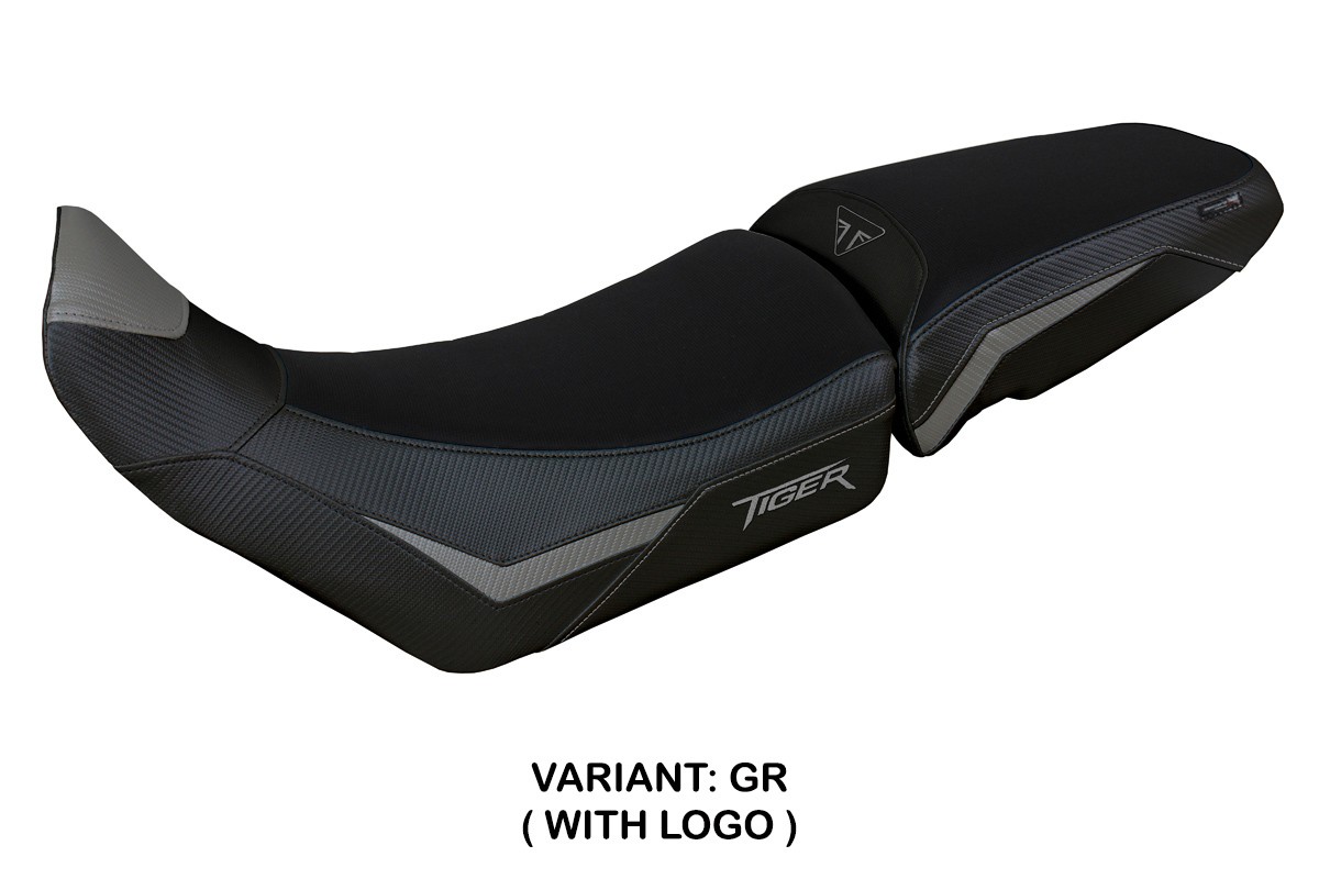 Rivestimento sella TPZ Sintra Logo grigio Triumph Tiger 850 Sport 2021-2025