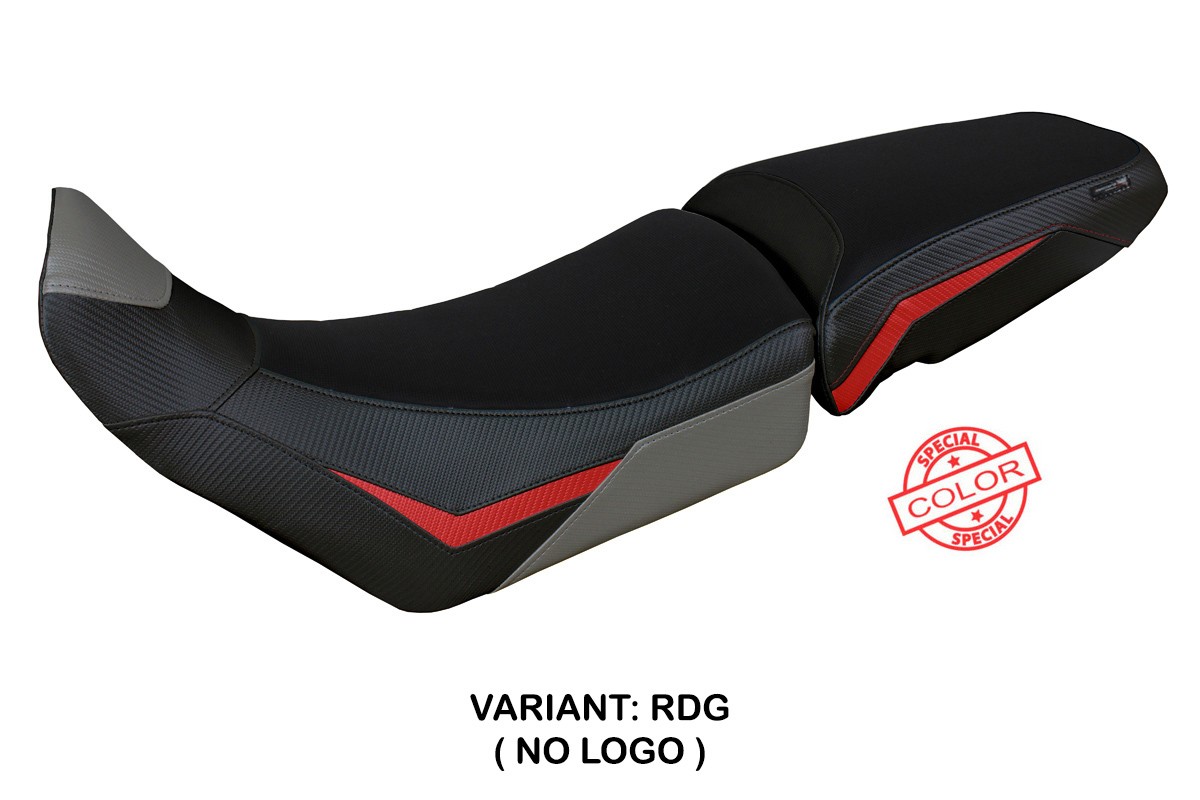 Rivestimento sella TPZ Sintra rosso-grigio Triumph Tiger 850 Sport 2021-2025