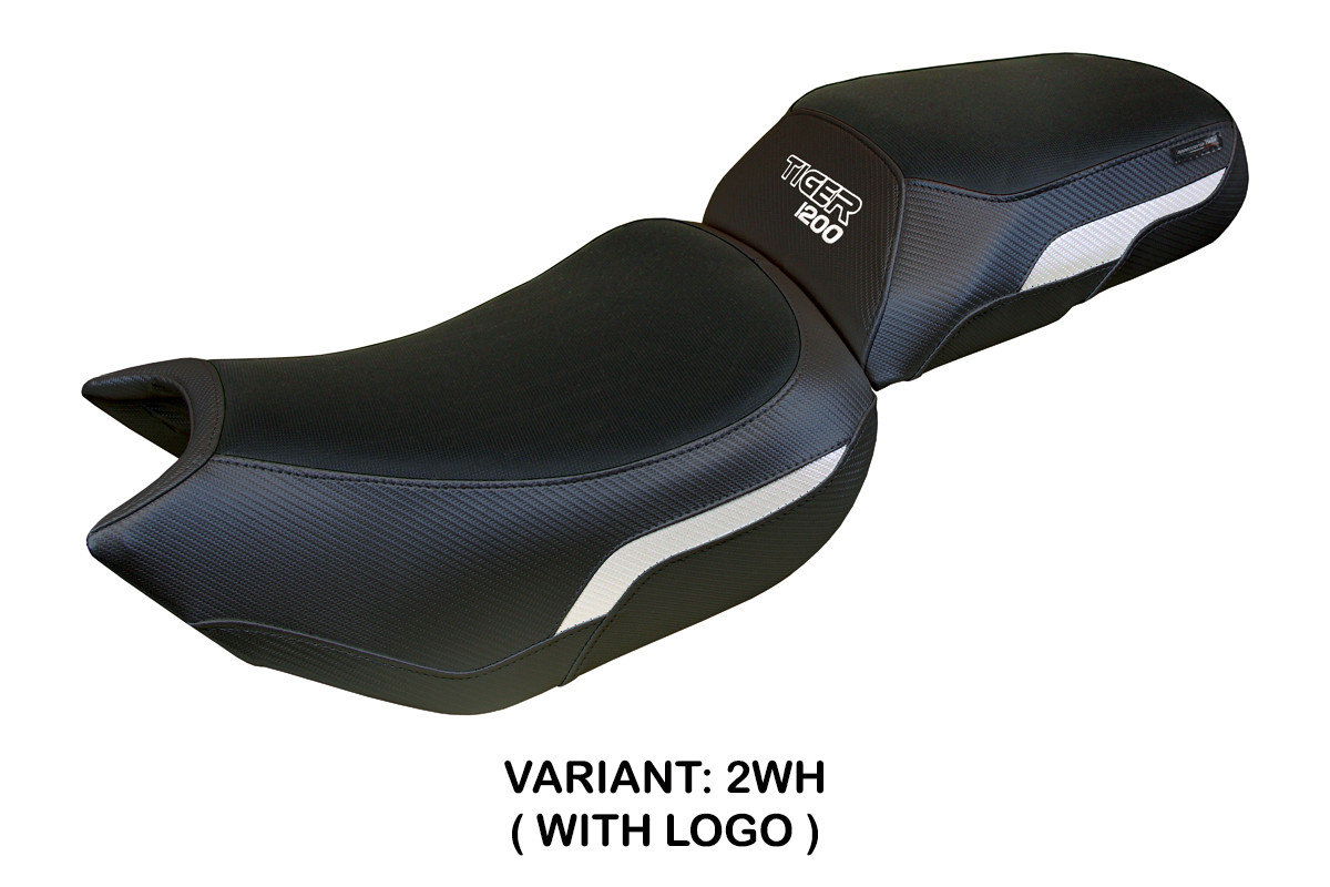 Rivestimento sella TPZ Wales Logo bianco Triumph Tiger 1200 2022-2025