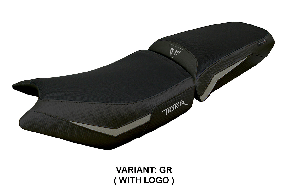 TPZ Hatten grey Saddle covering Logo Triumph Tiger 900 2024-2025
