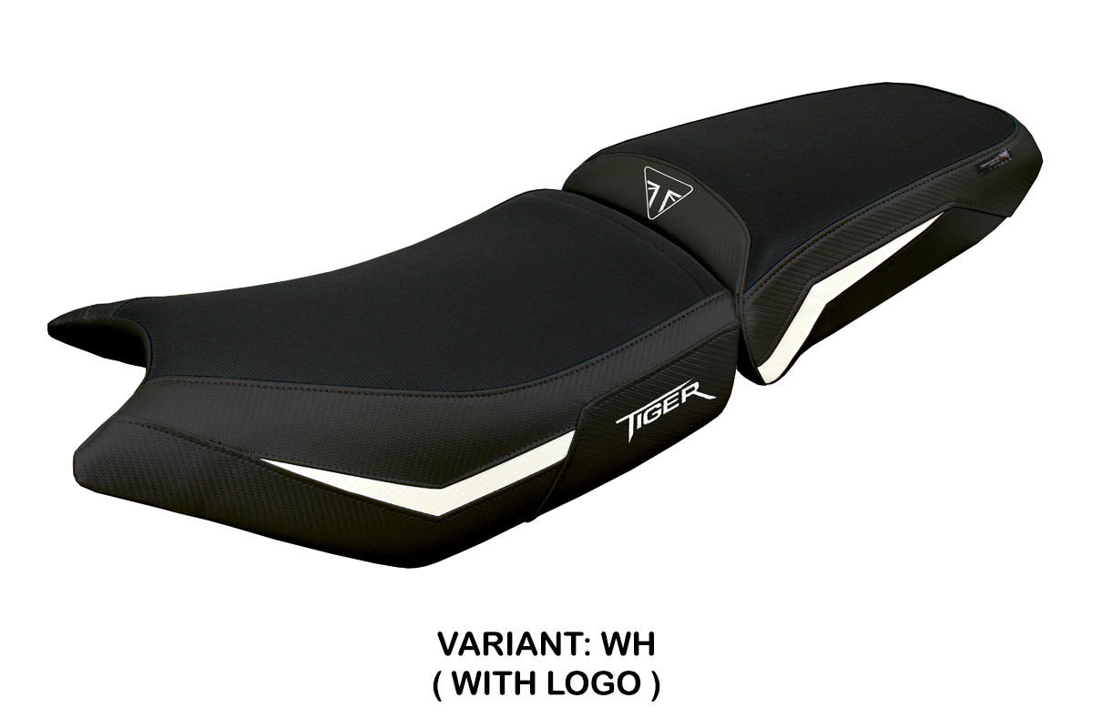 TPZ Hatten white Saddle covering Logo Triumph Tiger 900 2024-2025