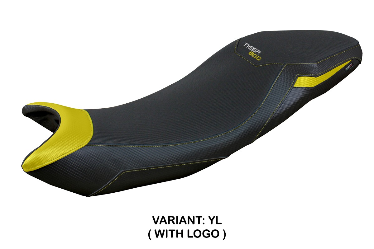 Rivestimento sella TPZ Titty Logo giallo Triumph Tiger Sport 800 2025