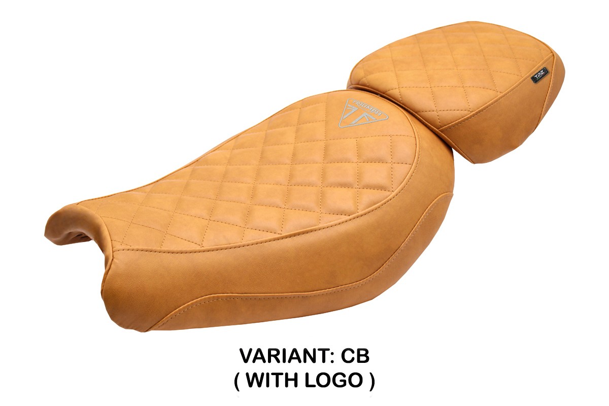 Rivestimento sella TPZ Xinyi Logo cammello Triumph Scrambler 400X/XC 2024-2025