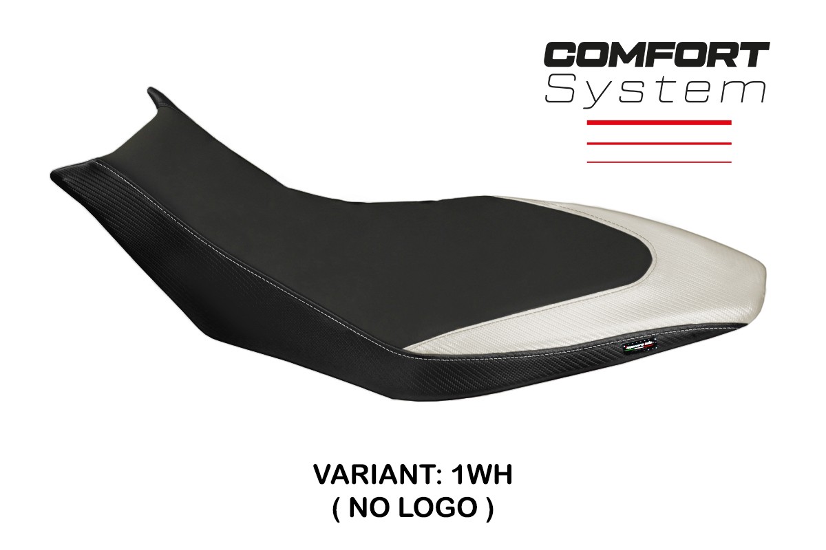 Rivestimento sella TPZ Trieste Comfort bianco Aprilia Dorsoduro 750/900/1200 2010-2020