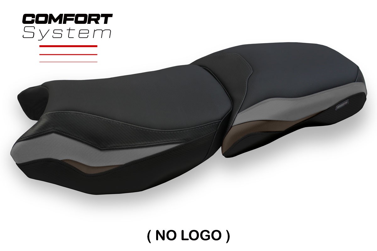 Rivestimento sella TPZ Racconigi 3 Comfort grigio-marrone BMW R1250GS Adventure 2019-2024