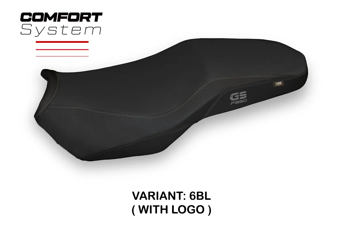 Rivestimento sella TPZ Tata Comfort Logo nero BMW F850GS Adventure 2019-2024