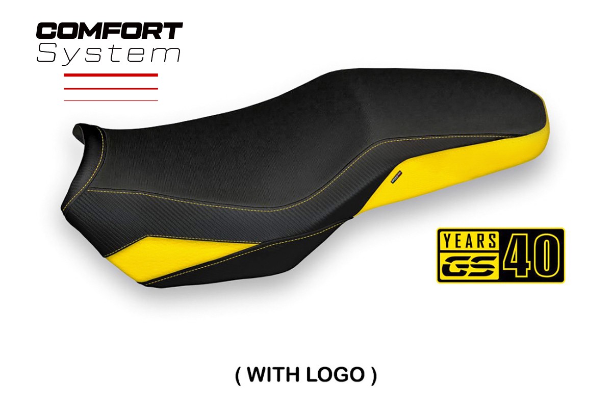 Rivestimento sella TPZ Nyala Comfort giallo BMW F750GS/F800GS/F850GS 2018-2025