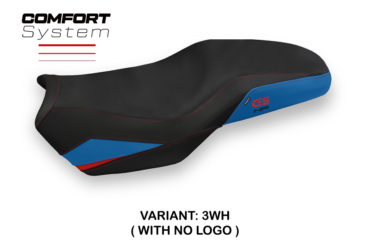 Rivestimento sella TPZ Panama 2 Comfort Logo blu BMW F750GS/F800GS/F850GS 2018-2025