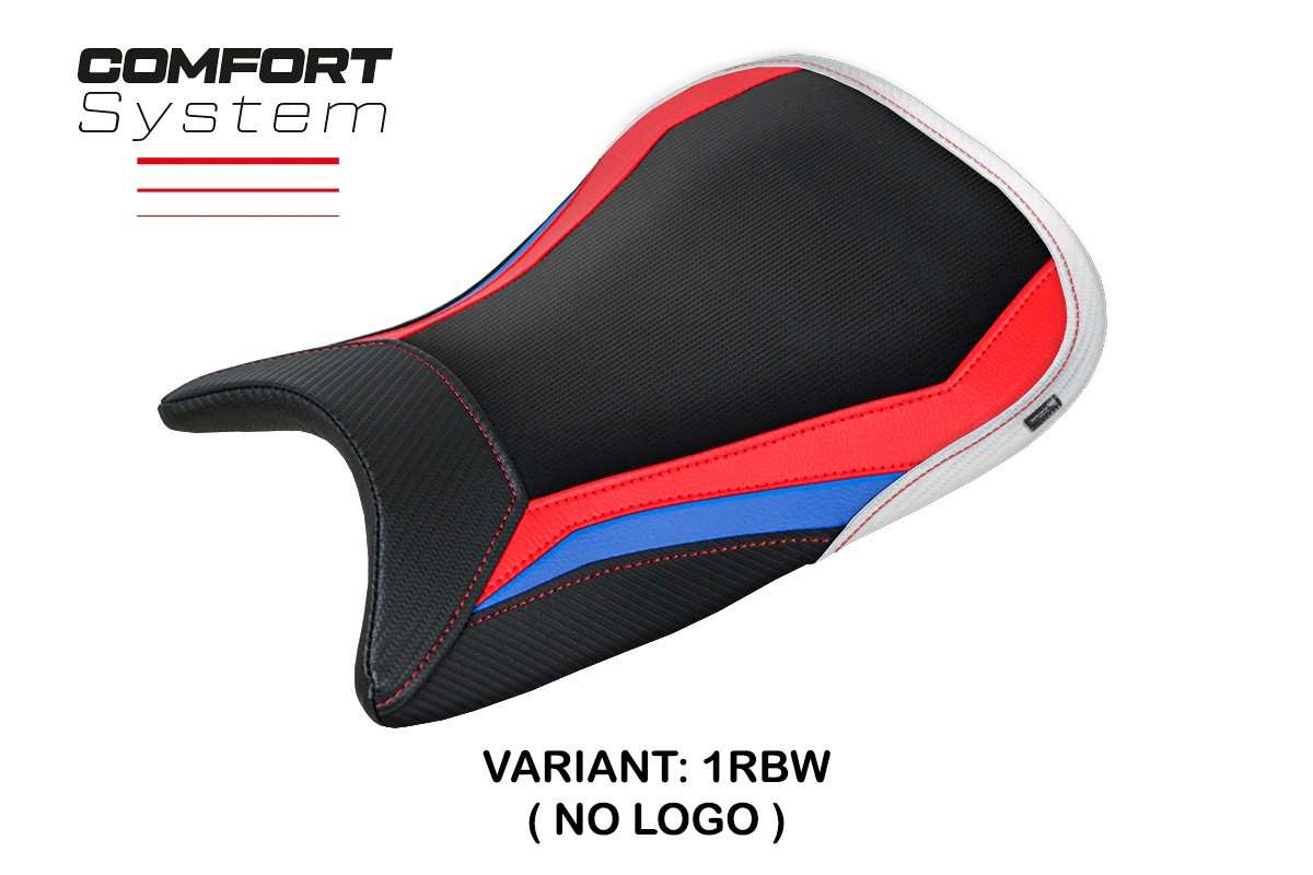 Rivestimento sella TPZ Nerja Comfort rosso-blu-bianco BMW M1000R 2022-2025