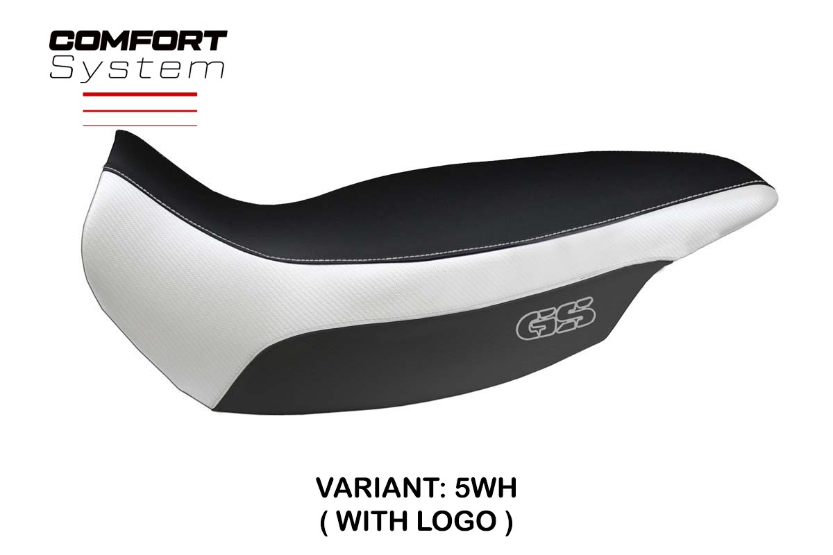 Rivestimento sella TPZ Giarre Comfort Logo bianco BMW R1150GS Adventure 2002-2006